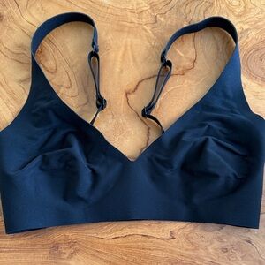 No Show Plunge Bralette Black